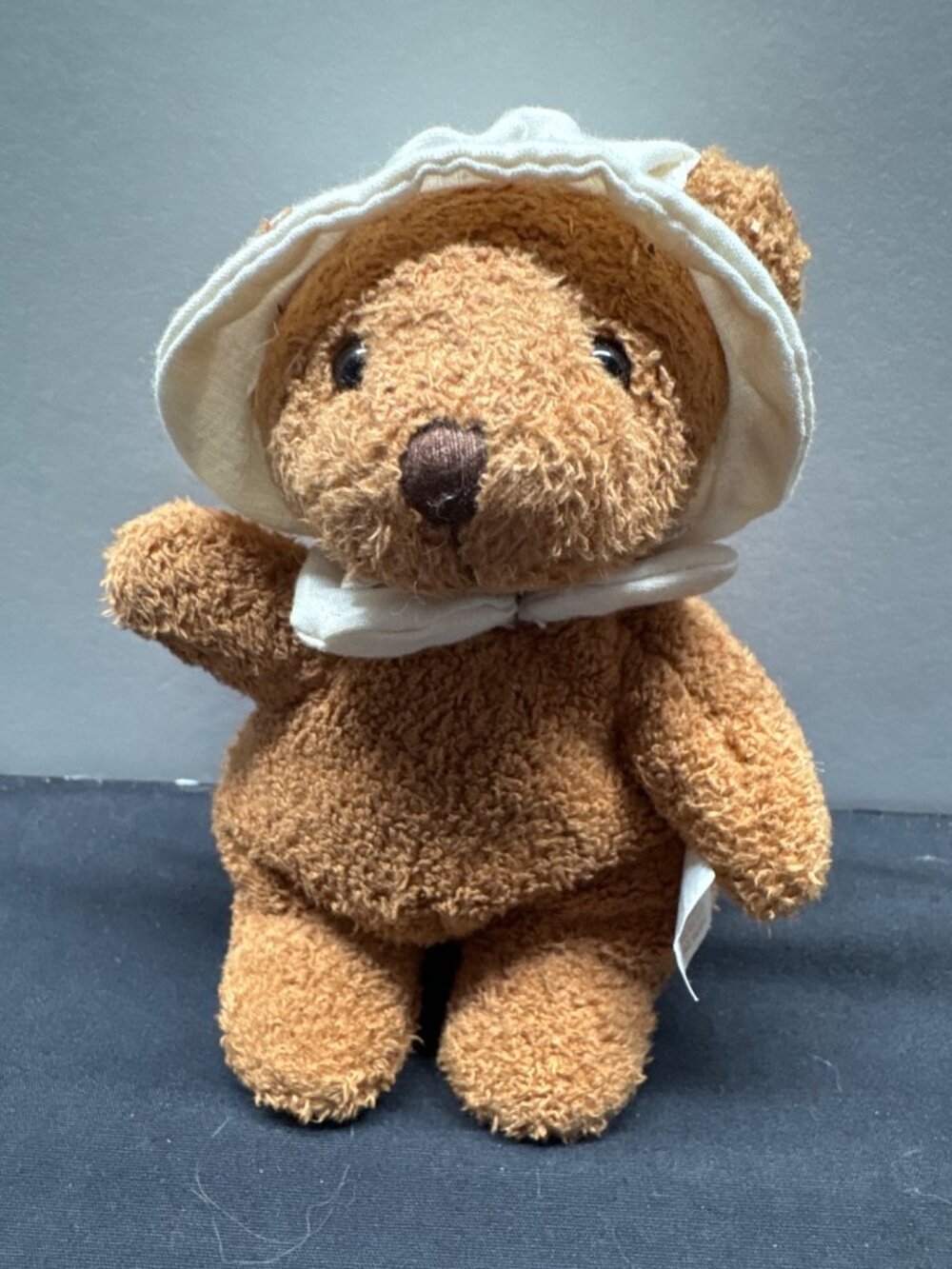 Russ Berrie Brown Teddy Bear Harvest Pilgram 6" Stuffed Animal Toy